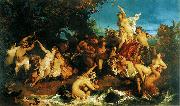 Hans Makart Deutsch: Der Triumph der Ariadne oil painting on canvas